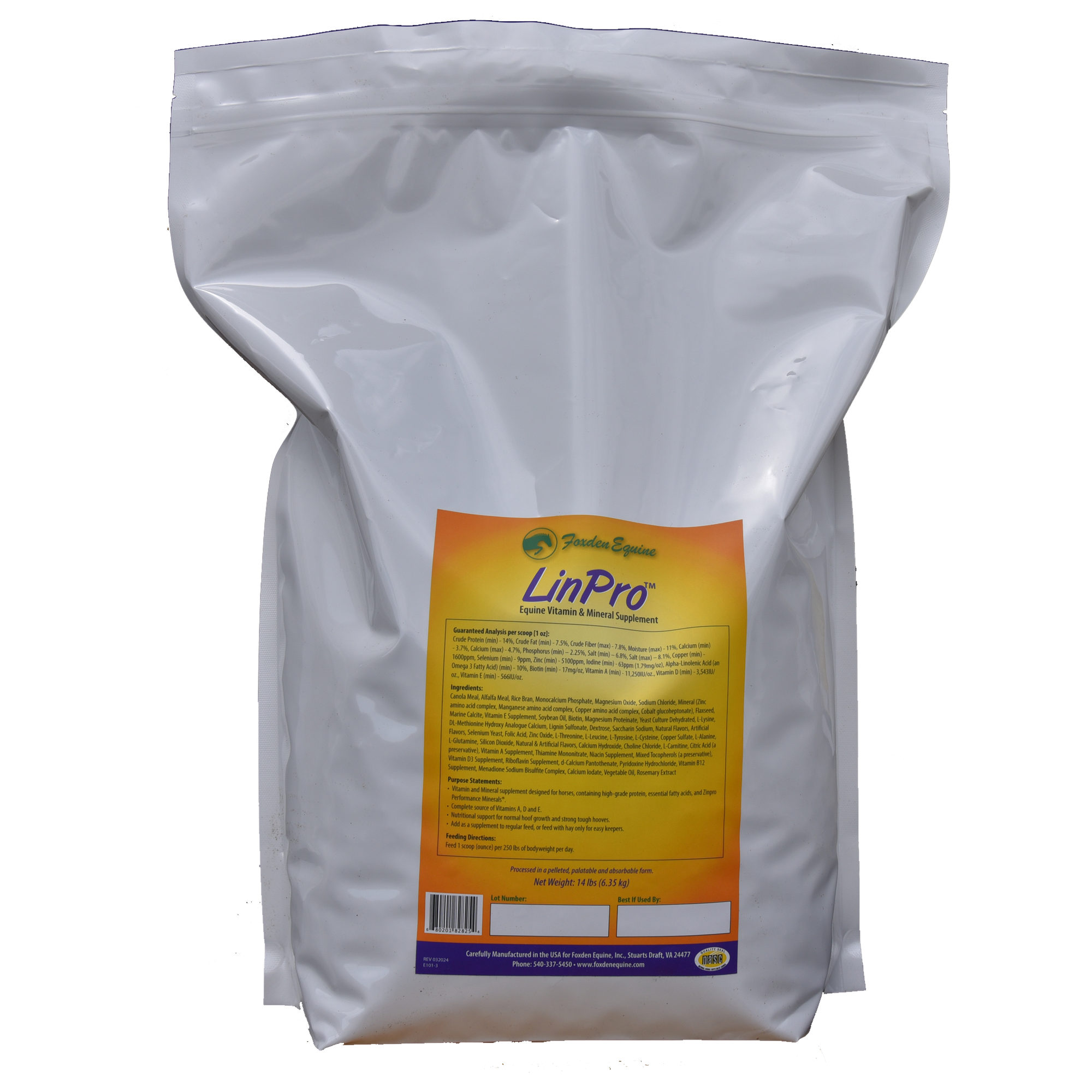 LinPro Pelleted Vitamin and Mineral Horse Supplement – Foxden Equine
