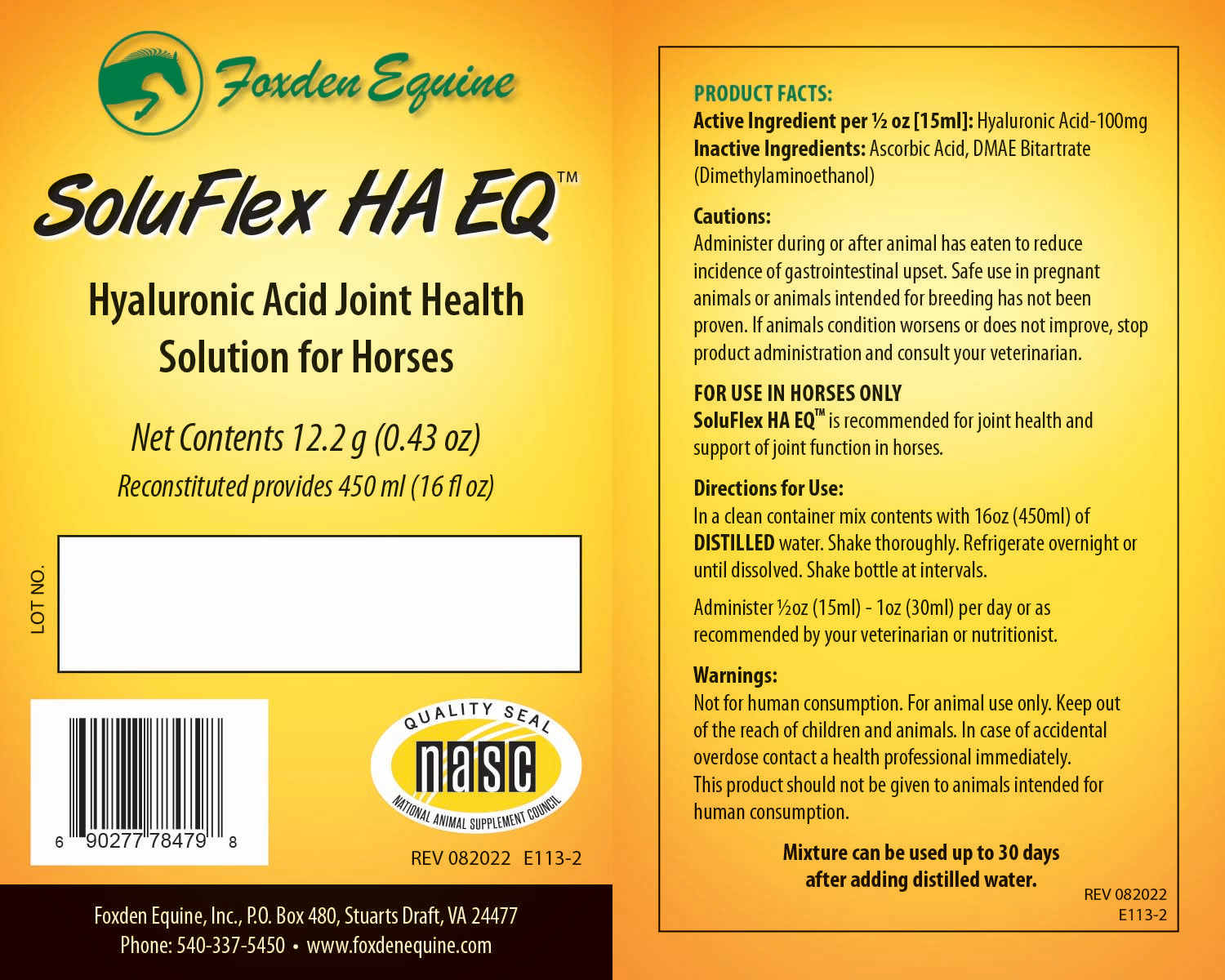 Soluflex HA™